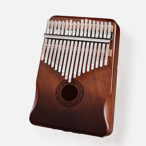 YUY Thumb Piano 17 Teclas, Piano De Dedo Portátil con Estuche Protector, Cancionero Rápido para Aprender, Martillo De Afinación, Kit Todo En Uno,B