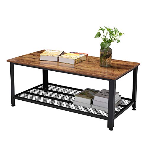 ZHANGYH-Puesto de trabajo Mesa Auxiliar Para Sala De Estar, Mesa Auxiliar De Madera Maciza De Doble Capa, Escritorio De Recepción Para Cafetería, Mesa De Centro De Estilo Industrial Muebles de oficina