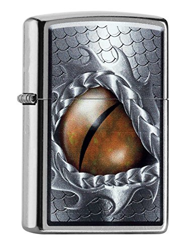 Zippo Feuerzeug PL Dragon Eye 60001001 Encendedor, latón, Acero Inoxidable, 1 x 3,5 x 5,5 cm