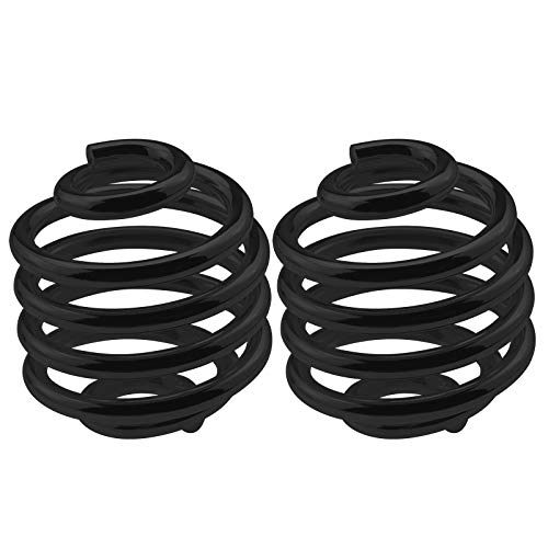 1 par de muelles de cilindro de asiento Solo negro de 2 pulgadas de acero compatible con bobber Custom