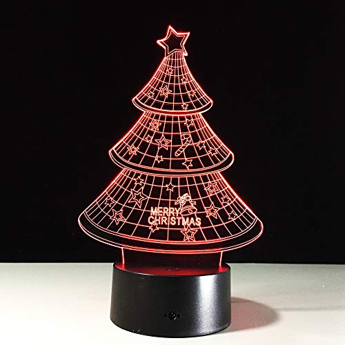 3D Acrílico 16 Color Touch Control Remoto Cambio De Árbol Noche Colección De Mesa Led Lámpara De Escritorio Niños Mesita De Noche Usb Led Luces De Noche