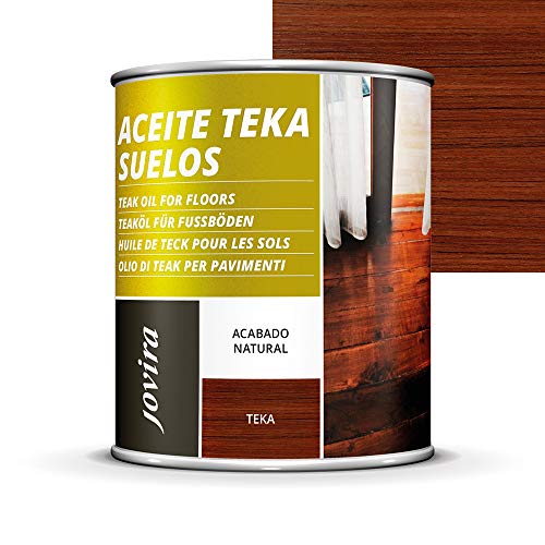 ACEITE TEKA SUELO,terrazas,tarima,muebles jardín, Protección,restauración y cuidado de la madera Teca en intemperie exterior. (2.3 Litros)