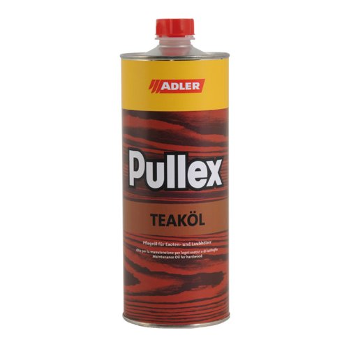 ADLER Pullex Aceite para teca - Color: Incoloro/Transparente 1 l - Aceite para maderas en interiores y exteriores