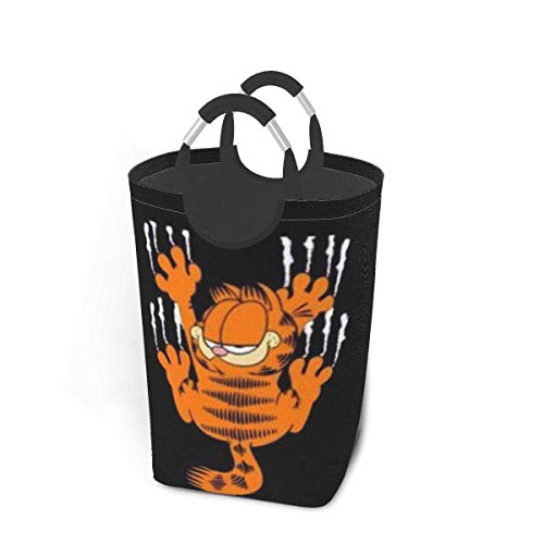 AOOEDM Cesto de Ropa Plegable Cesto de Ropa Plegable - Canastilla de Ropa Garfield de Arrastre Cesta de Almacenamiento, Papelera de Lavado Plegable 50l