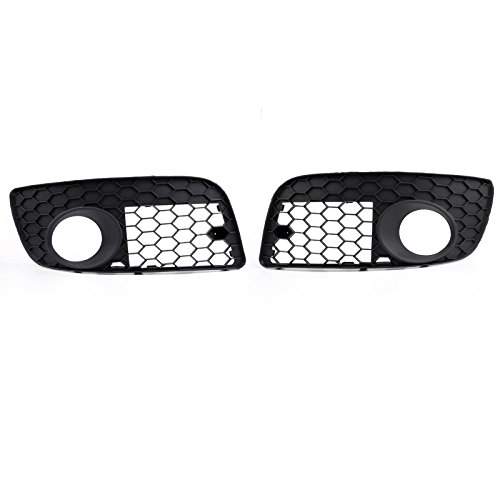 Artudatech Rejillas Frontales Coche, 1 Par Rejillas de Coche Parrilla de Delantera Malla Rejilla de Repuesto Grille Grill para V-W GOLF MK5 GTI 2006-2009