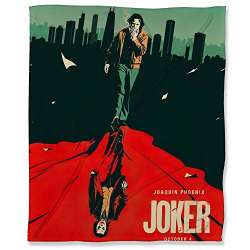 ARYAGO Joker (película 2019) Manta de forro polar de felpa súper suave, 130 x 180 cm, de Joker Movie Joaquín Phoenix, manta de franela para cama, sofá, sofá de viaje