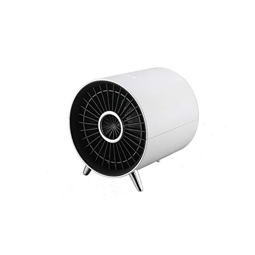 AUED Mini Calentador, portátil silencioso Calentador Calentador eléctrico Calentador de Ventilador de Escritorio de Apagado automático, de la Oficina de Estudiantes compartida Baño Domésticos,Blanco