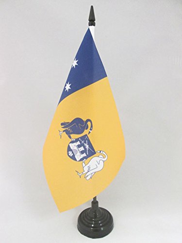 AZ FLAG Bandera de Mesa del Territorio DE LA Capital Australiana 21x14cm - BANDERINA de DESPACHO Australiana – Australia 14 x 21 cm