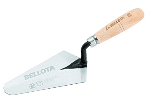 Bellota 5842-D Paleta forjada madrileña, mango de madera de haya, 140x80 mm