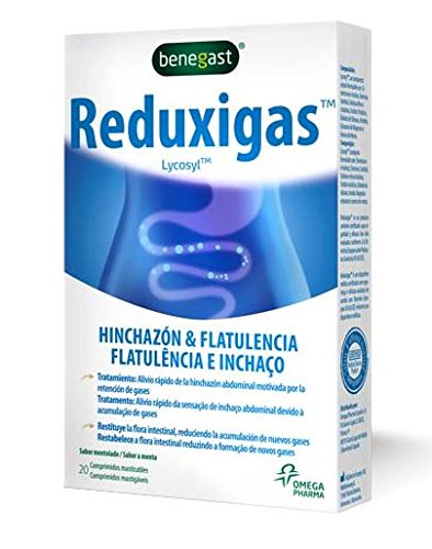 Benegast Reduxigas Tratamiento Gases 20 comprimidos masticables