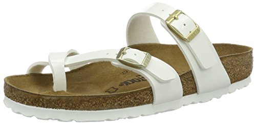 Birkenstock Mayari, Chanclas, Blanco (Vernis Blanc), 35 EU