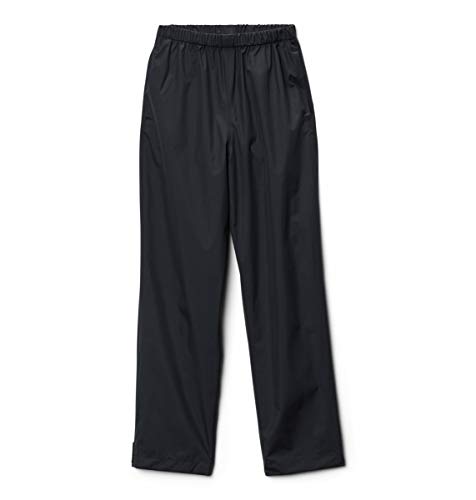 Columbia Trail Adventure Pantalón Impermeable, Jóvenes, Negro, M