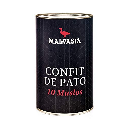 Confit de Pato | Muslos de Pato Confitados Malvasía| Lata Circular 10 unidades