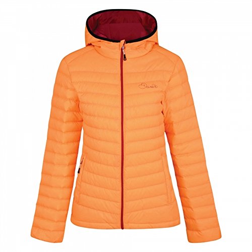 Dare 2b - Chaqueta Acolchada Modelo Drawdown para Mujer (40) (Naranja)