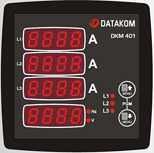 DATAKOM DKM-401 Panel multimetro digital, 96x96mm, 3 Fase