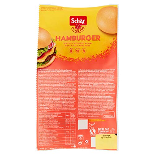 Dr. Schar Pan de hamburguesa SIN GLUTEN - 300 gr