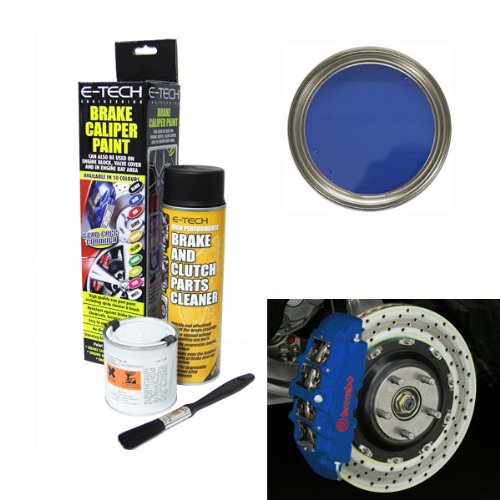 E-Tech Calidad Azul bahía Bloque Motor del Coche Tapa de la válvula de Kit de Pintura Pinza de Freno