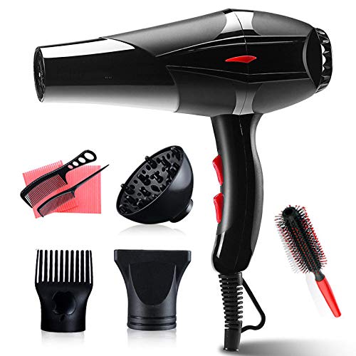 ECHOU de Pelo secador Profesional Profesional 3200W secador de Pelo Power Barber Salon Styling Tools Hot/Cold Air Blow Dryer 2 Speed App