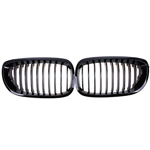 F-blue reemplazo de Ajuste para E46 2 Puerta 3 Serie 2002-2006 cirugía estética Gloss Frente Negro riñón Grille