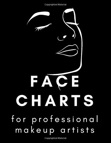 Face Charts For Professional Makeup Artists: Full Size Face Chart; Elegant Client Record Log; 124 Pages; Large Format