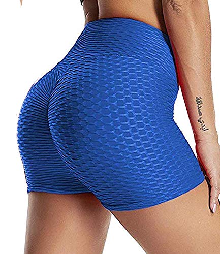 FITTOO Pantalones Cortos Leggings Mujer Mallas Yoga Alta Cintura Elásticos Push Up Suave