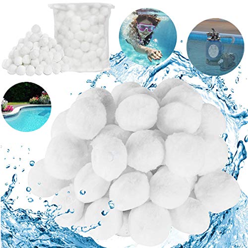 Fiyuer Bolas de Filtro de Piscina Bolas Filtrantes Acuario Filter Balls Equipo De Limpieza para Pecera Filtro de Arena