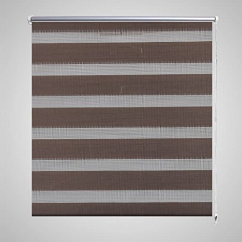 Furnituredeals Lado zugrol los – Estor Doble (50 x 100 cm Coffee Material £ º100% poliéster springrollos