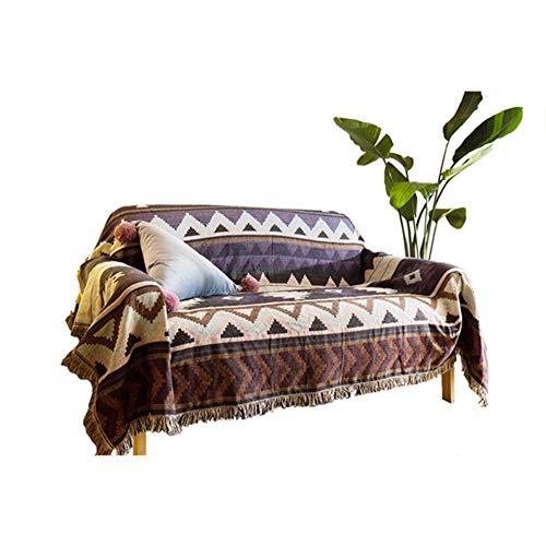 GGYDD Reversible Funda De Sofá,Decorativo Sofá Cubierta B Muebles del Sofá Sofá Silla Manta India Estilo Indio-a 160x300cm(63x118inch)