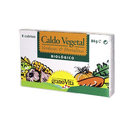 Granovita Caldo Vegetal Bio Condimento - 8 cubitos