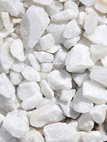 Grava blanca pura mármol. Marmolina blanca, piedra para decoración en jardín en sacas de 750kg. Disponible en formatos 9-12mm y 16-25mm. (9-12mm)