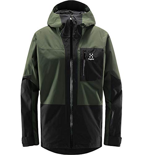 Haglöfs Lumi Chaquetas, Hombre, Fjell Green/True Black, M