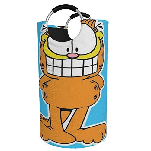 Hdadwy Cesto de lavandería Garfield Cesto de Ropa Plegable Bolsa de Ropa Plegable Contenedor de Lavado Grande