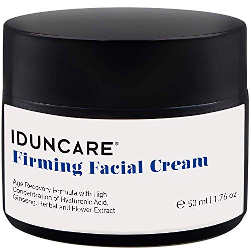 Iduncare Crema Facial Reafirmante - Crema de Cara Antiedad con Vitamina C & Ácido Hialurónico - Mejor Crema Hidratante para Piel Seca, Arrugas & Manchas en la Piel - 50 ml