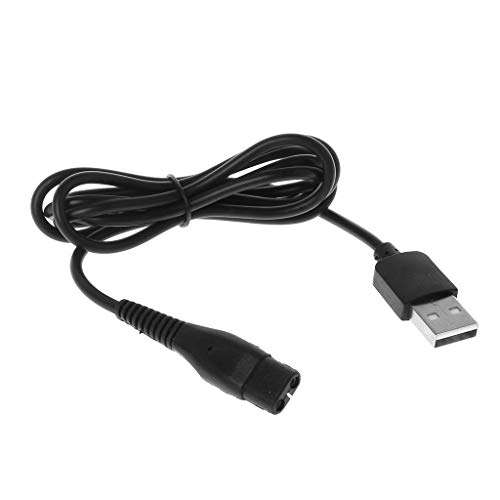 KERDEJAR Cable de Enchufe de Carga USB A00390 5V Adaptador eléctrico Cargador de Cable de alimentación para afeitadoras Philips A00390 RQ310 RQ320 RQ330RQ350 S510 S520