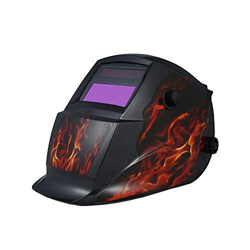 KKmoon Cascos Soldadura Solar Energ¨ªa Soldadura?Casco Auto Oscurecimiento?Soldador Tig Mig Molienda M¨scara Robot Estilo