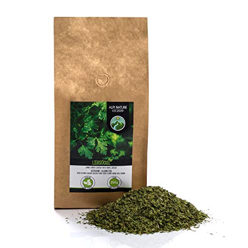 Levístico (250g), Lovage, Apio de Monte, Hierba Maggi, cortada, suavemente secada, 100% pura y natural para la preparación de mezclas de especias