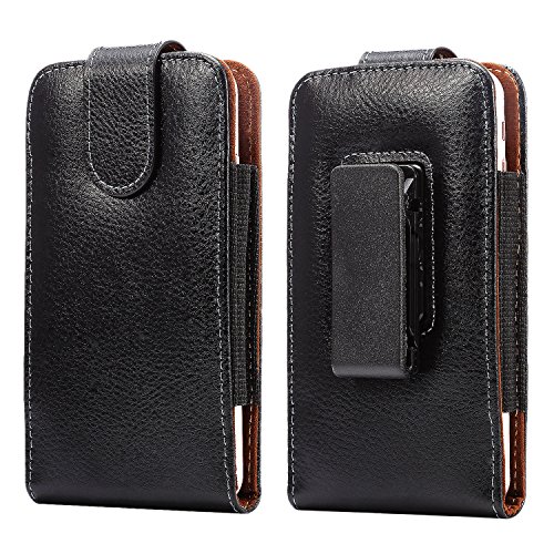 LORDWEY® Funda 5.6-6.0 Inch Universal teléfono móvil cinturón Caso de la Bolsa, Cuero de la PU Caja de la Cartera de la Cintura Smartphone Bolsa con Hebilla Lanzamiento Rápido para Teléfono