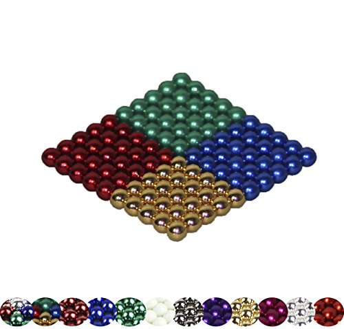 Mag-Balls - 100 bolas magnéticas de 5 mm para pizarras blancas, pizarras magnéticas, neveras, muchos modelos