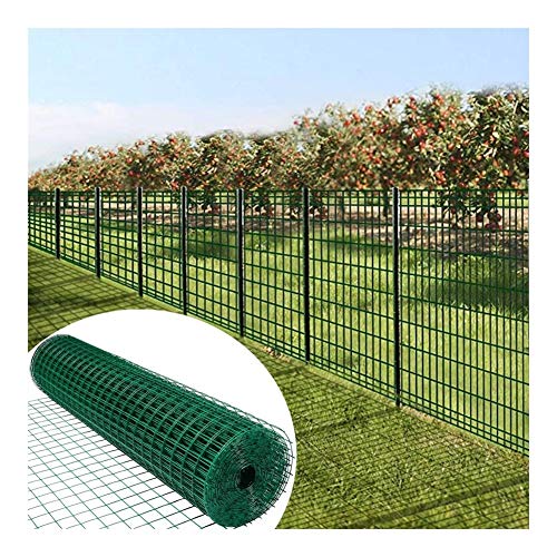 Malla De Metal Valla De Huerto, Los 6x6cm Malla Cuadrada Revestimiento De PVC Antióxido Cortable, para Jardinería, Animal, Barricada Temporal (Color : 2mm, Size : 1.5x30m)