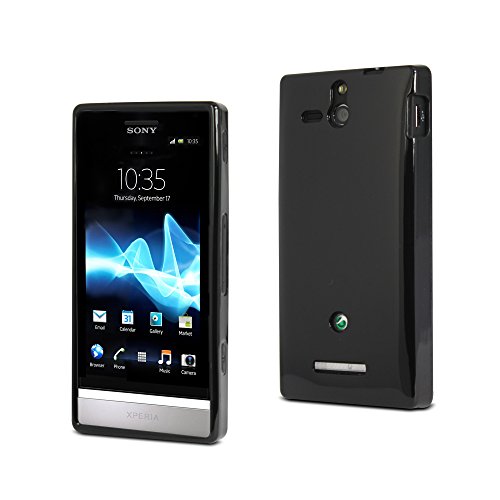 MCA SESKI0007 - Funda Minigel Negra Xperia U