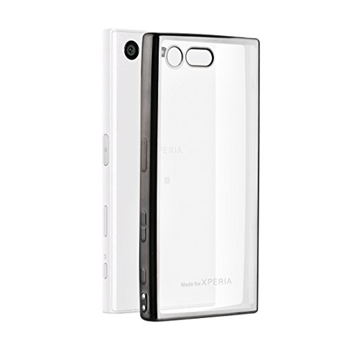 Muvit Bling - Funda TPU para Sony Xperia XA1, Color Negro