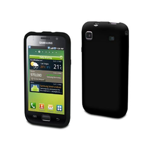 Muvit- Funda silicona negra samsung i9000 galaxy s muvit