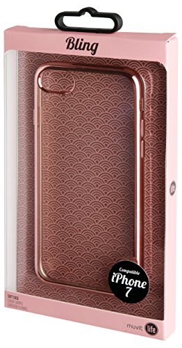 Muvit Life MLBKC0087 - Funda TPU para Apple iPhone 7, Transparente