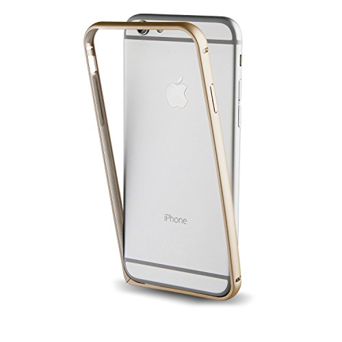 Muvit MUBUM0009 Funda para teléfono móvil 14 cm (5.5") Bumper Oro - Fundas para teléfonos móviles (Bumper, Apple, Apple iPhone 7 Plus, 14 cm (5.5"), Oro)