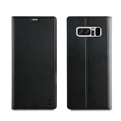 Muvit MUFLS0147 - Funda Folio con función Soporte con TPU para Samsung Galaxy Note 8, Color Negro