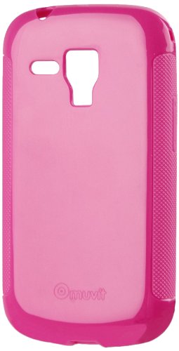 Muvit MUSKI0231 - Funda minigel para Samsung Galaxy Trend S7560/Trend Plus S7580, Color Rosa