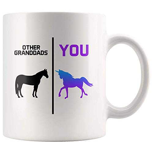 N\A Regalos Divertidos del Abuelo Taza Taza de café Regalo para el cumpleaños de la Idea Abuelo W-50E