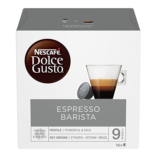 Nescafé Dolce Gusto Barista Café Expreso, 6 paquetes de 16 cápsulas [96 cápsulas]