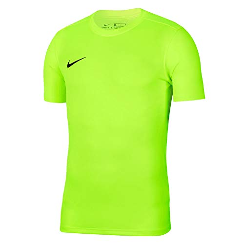 NIKE M Nk Dry Park VII JSY SS Camiseta de Manga Corta, Hombre, Amarillo (Volt/Black), L