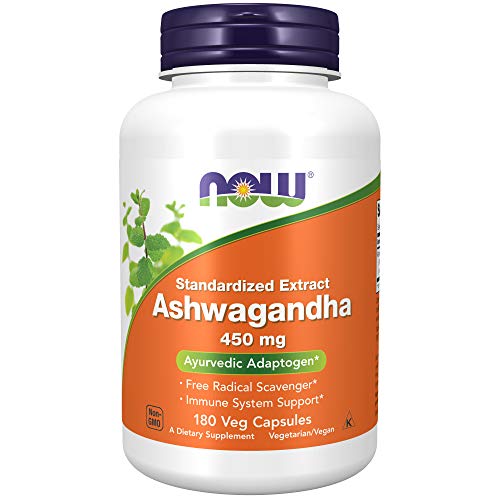 Now Foods Extracto de Ashwagandha, 450mg - 180 Cápsulas